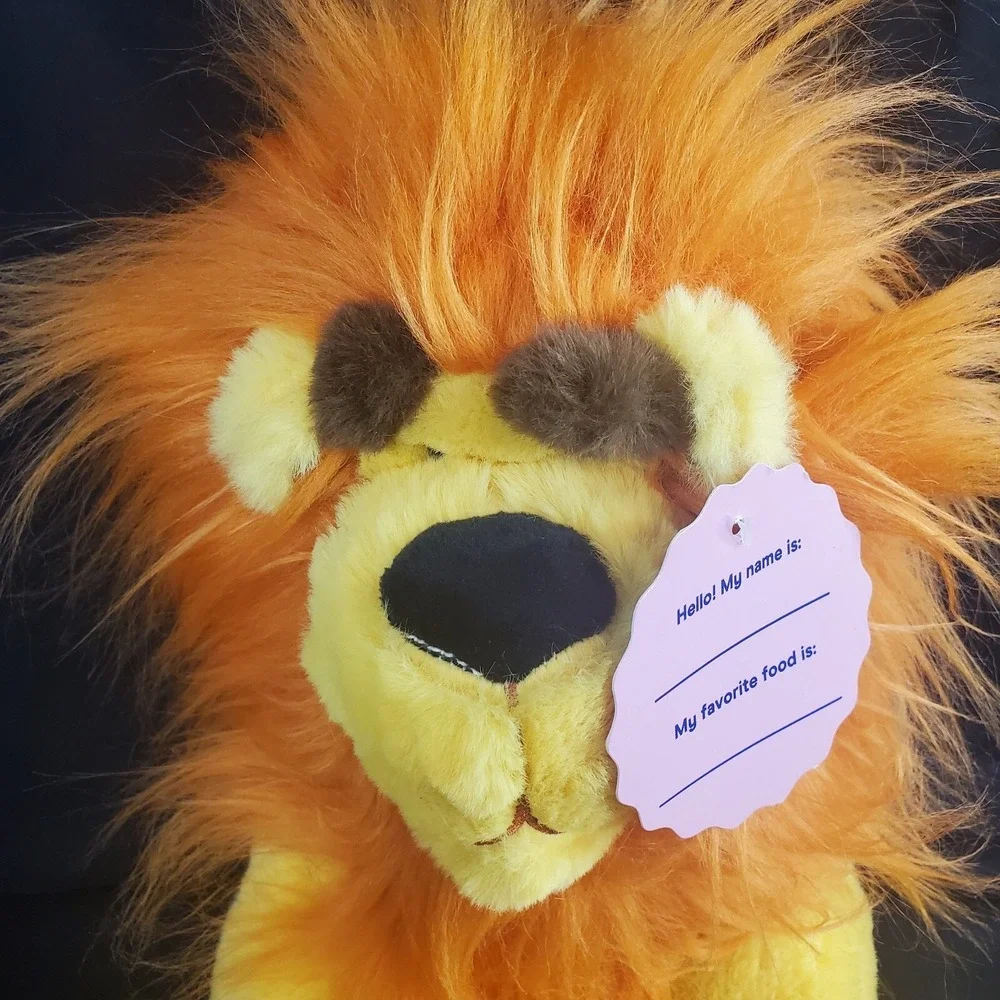 Giggle Scape Yellow Lion Plush Orange Mane  12
